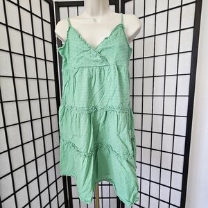SADIE AND SAGE Green Babydoll Dress – Size M 🌿✨